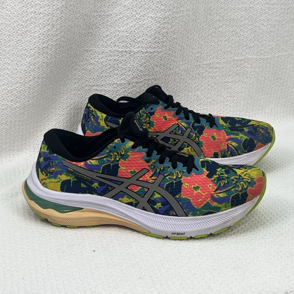 ASICS GT-2000 11 Women 8 Running Mesh Shoes Floral Multicolor FF Blast 1012B444 - Picture 5 of 12